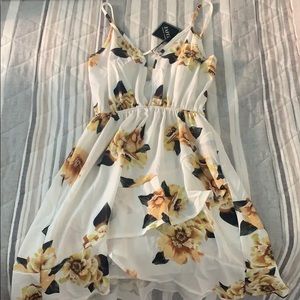 Flower mini dress